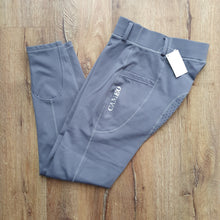 Load image into Gallery viewer, Cameo Junior Thermo Riding Tights Pewter Grey