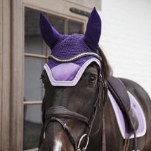 Load image into Gallery viewer, Kentucky Horsewear Fly Veil Wellington Velvet Contrast