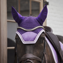 Load image into Gallery viewer, Kentucky Horsewear Fly Veil Wellington Velvet Contrast