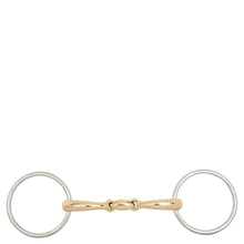 Load image into Gallery viewer, BR Double Jointed Loose Ring Snaffle Soft Contact 16mm Ø 70mm