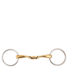 Load image into Gallery viewer, BR Double Jointed Loose Ring Snaffle Soft Contact 16mm
