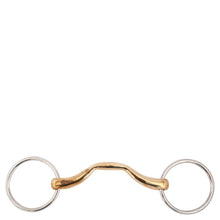 Load image into Gallery viewer, BR Mullen Mouth Loose Ring Snaffle Soft Contact 16mm