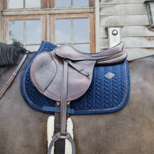 Load image into Gallery viewer, Kentucky Horsewear Saddle Pad Velvet Pearls Jumping