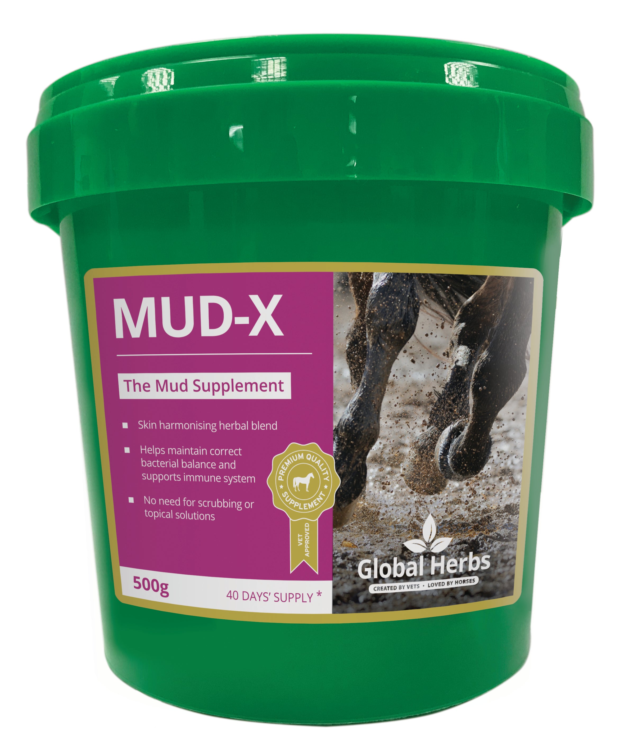 Global Herbs MudX 500g Horse & Rider Equestrian Retailer