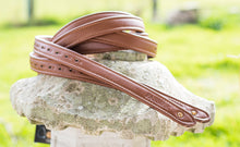 Load image into Gallery viewer, Passier "Velvet Touch" Stirrup Leathers & Crystal