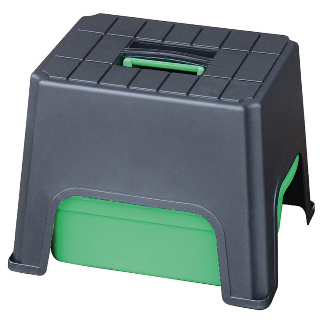 Perry Equestrian Step Up Tool Box Black/Green