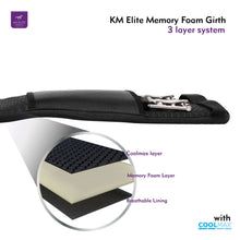 Load image into Gallery viewer, KM Elite Memory Foam GP Girth Black