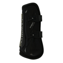 Load image into Gallery viewer, Kentucky Bamboo Shield Tendon Boots with Elastic Straps Black
