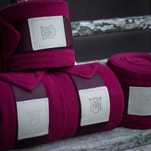 Load image into Gallery viewer, Mattes AW21 Fleece Bandages Burgundy
