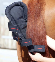 Load image into Gallery viewer, Premier Equine Carbon Tech Anti-Slip Tail Guard Black