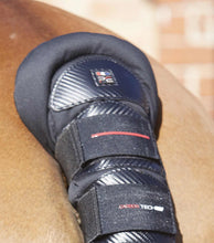 Load image into Gallery viewer, Premier Equine Carbon Tech Anti-Slip Tail Guard Black