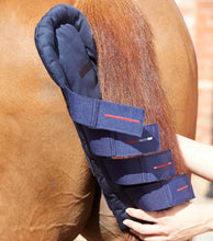 Load image into Gallery viewer, Premier Equine Carbon Tech Anti-Slip Tail Guard Navy