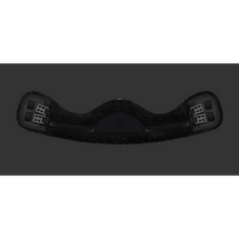 Load image into Gallery viewer, Mattes Crescent Slim Line Short Girth Black with Black Sheepskin