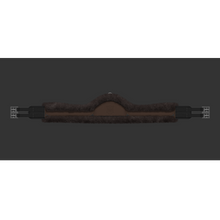 Load image into Gallery viewer, Mattes Asymmetric Slim Line Long Girth Brown with Brown Sheepskin