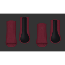 Load image into Gallery viewer, Mattes Hi-Pro Fleece Boots Front & Rear Burgundy