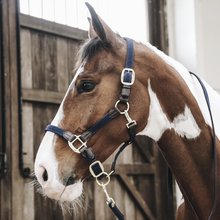 Load image into Gallery viewer, Kentucky Horsewear Plaited Nylon Halter Navy