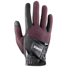 Load image into Gallery viewer, Uvex Sumair Riding Gloves Black & Burgundy