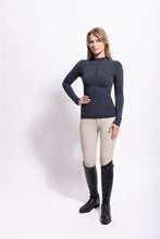 Load image into Gallery viewer, Samshield Alicia Seamless Long Sleeve Top Anthracite