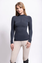 Load image into Gallery viewer, Samshield Alicia Seamless Long Sleeve Top Anthracite