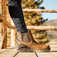 Load image into Gallery viewer, Ariat Ladies Barnyard Waterproof Chelsea Boot Antique Brown
