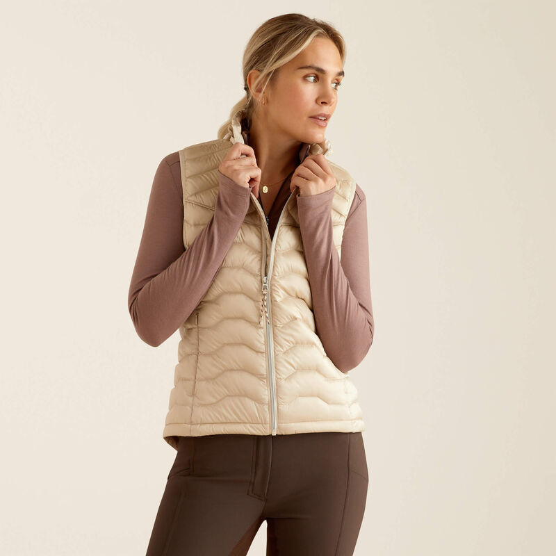 Ariat Ideal Down Gilet Iridescent Summer Sand