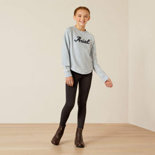 Load image into Gallery viewer, Ariat Youth Benicia Sweatshirt Cerulean Heather
