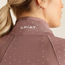 Load image into Gallery viewer, Ariat Sunstopper 3.0 1/4 Zip Baselayer Twilight Mauve Dot
