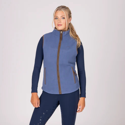 Aubrion Core Fleece Gilet Blue