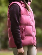 Load image into Gallery viewer, Dublin Kids Patrice Everyday Puffer Vest Red Violet
