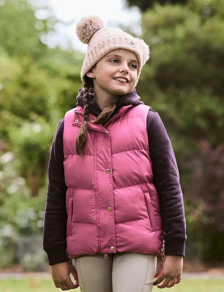 Dublin Kids Patrice Everyday Puffer Vest Red Violet