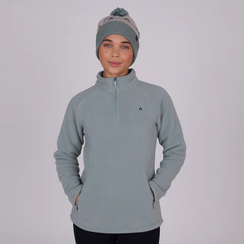 Aubrion React Half Zip Fleece - Sage