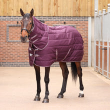 Load image into Gallery viewer, Shires Tempest Original 300 Stable Rug &amp; Neck Set Burgundy
