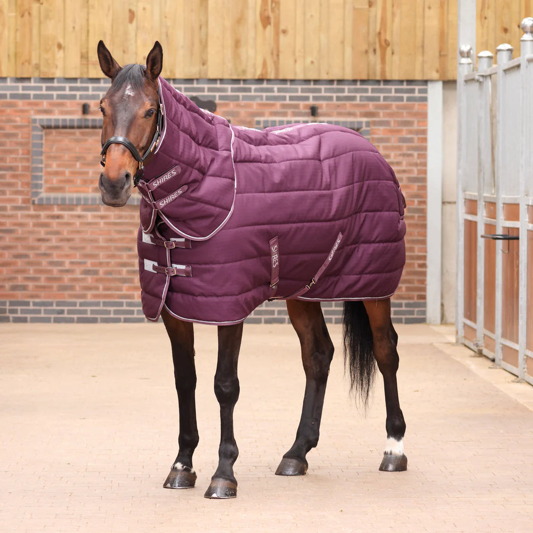 Shires Tempest Original 300 Stable Rug & Neck Set Burgundy