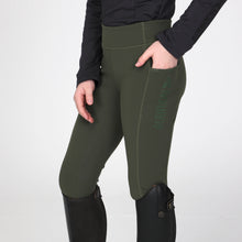 Load image into Gallery viewer, Aubrion React Winter Riding Tights - Young Rider
