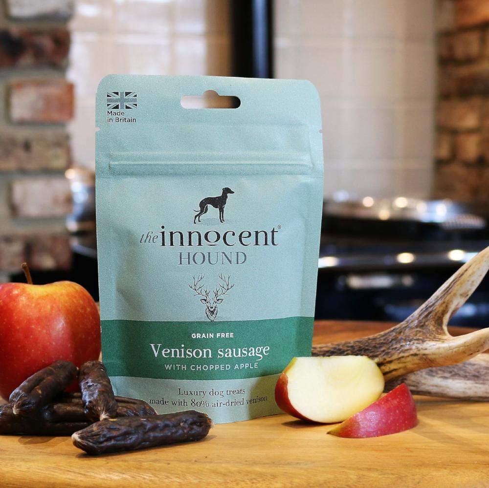 The Innocent Hound Venison Sausage with Apple  7Pcs