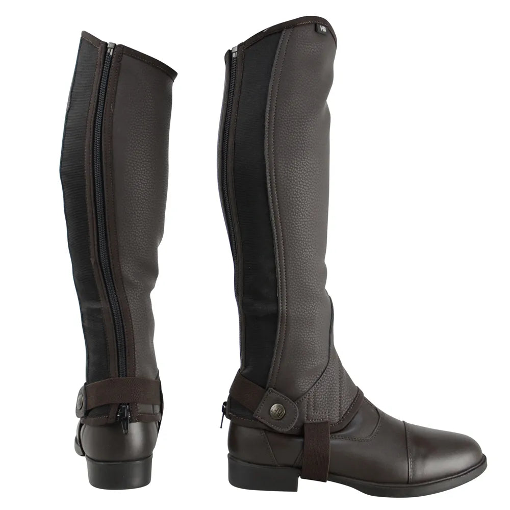 HyLAND Children's Synthetic Combi Leather Chaps Brown
