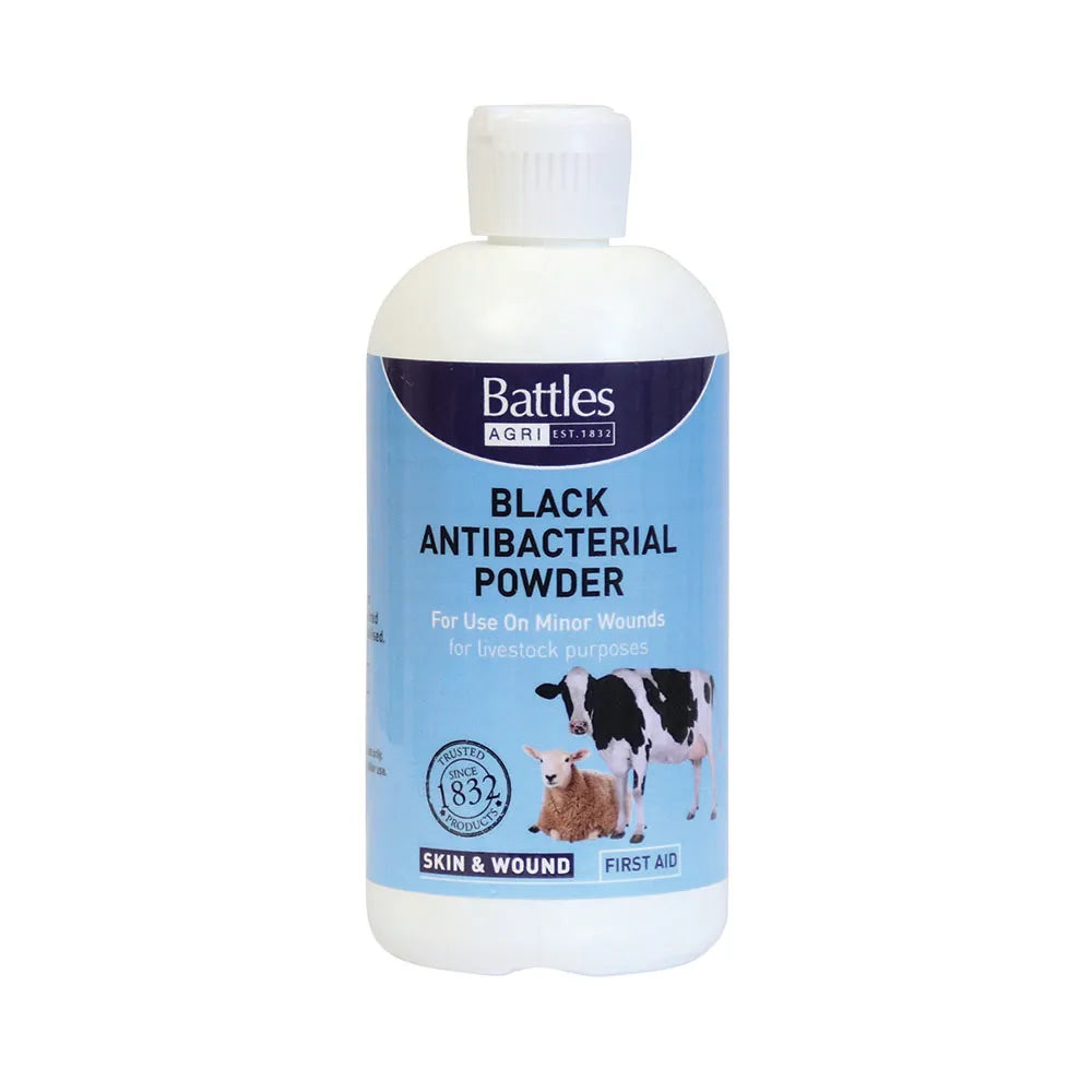 Battles Black Antibacterial Powder 125g