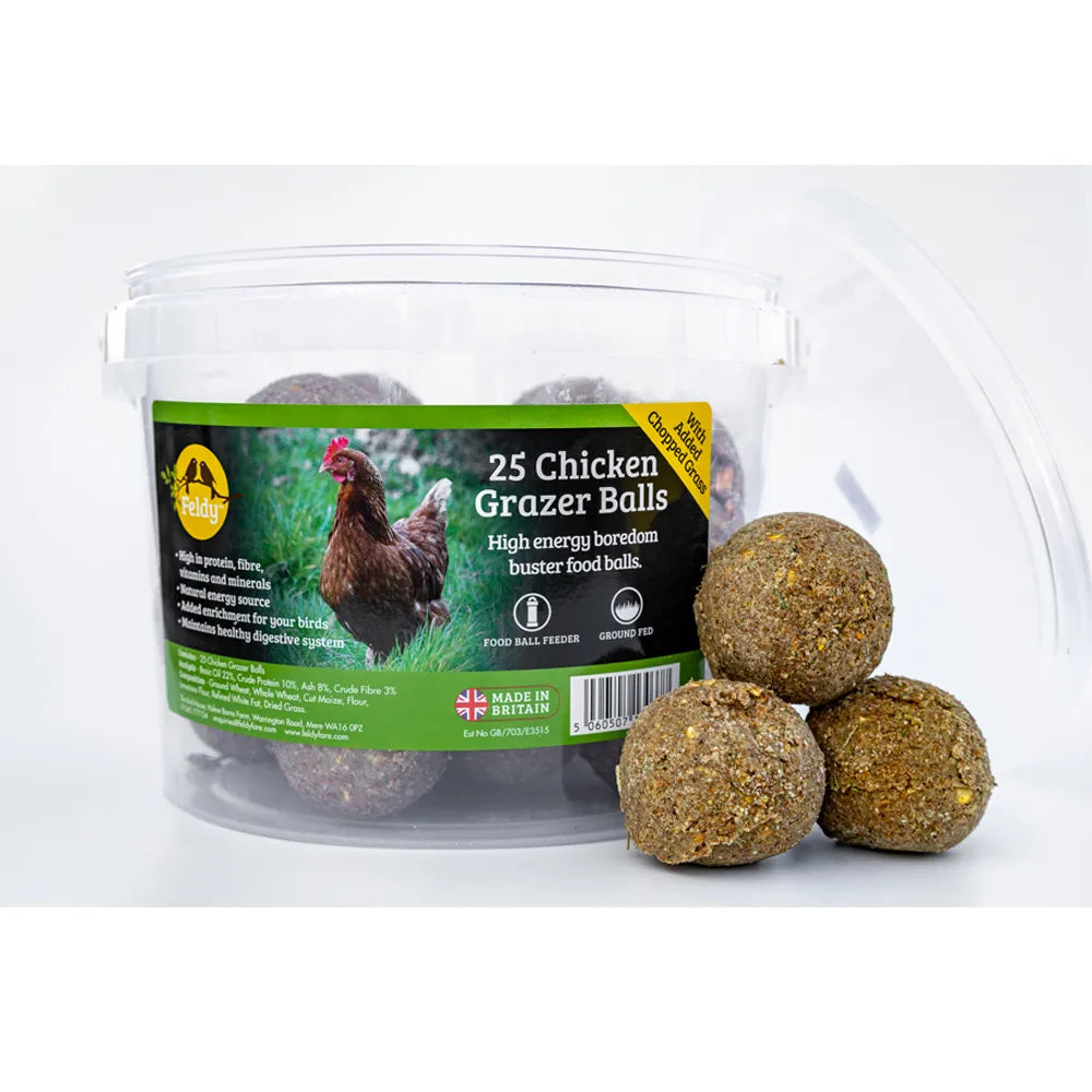 Feldy Grazer Balls Tub of 25