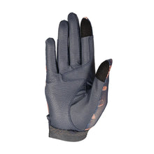 Load image into Gallery viewer, Hy Equestrian Elevate Country Riding Gloves Navy/Fossil
