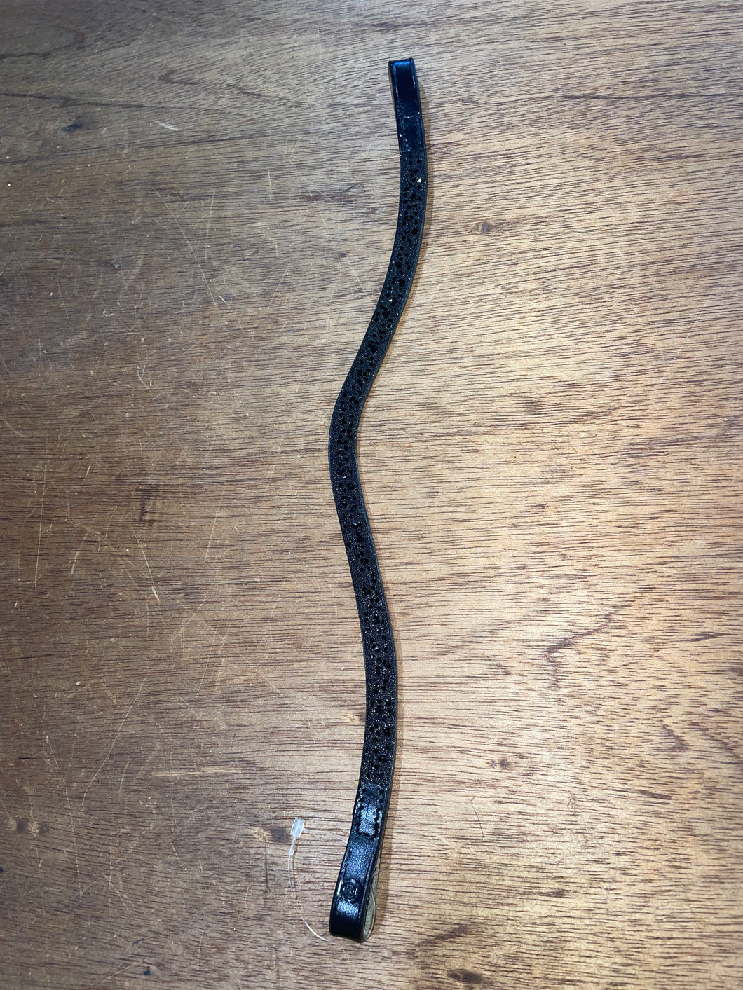 Otto Schumacher Curved Medley Browband Black Leather