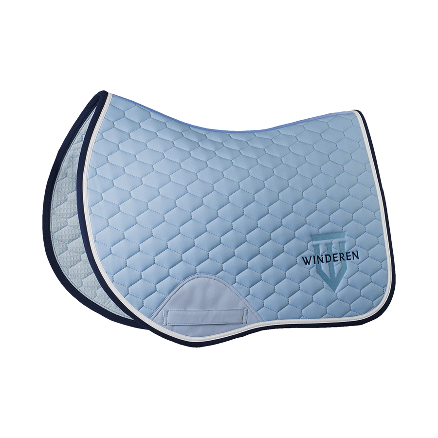 Winderen Saddle Pad Jumping Sky Blue/Navy