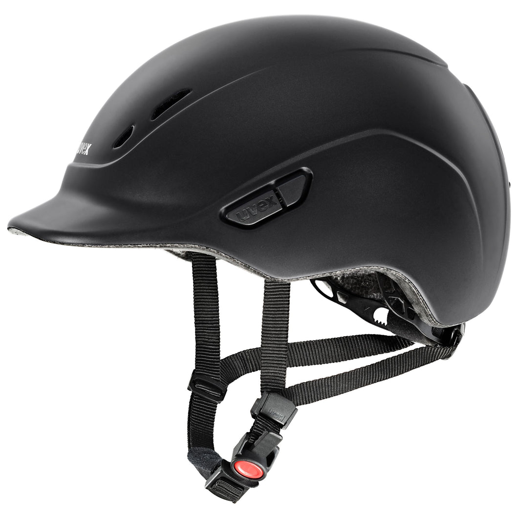 Uvex Kiddox Matt Childrens Riding Hat Black