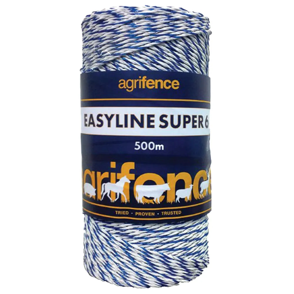 Agrifence Easyline SUPER 6 Polywire 250m