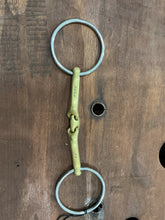 Load image into Gallery viewer, Neue Schule Verbindend Salox Gold loose ring snaffle bit
