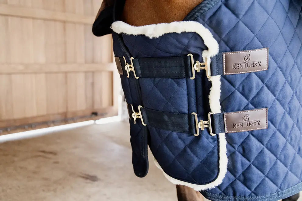 Kentucky Chest Expander Quilted with Sheepskin 2 Buckles