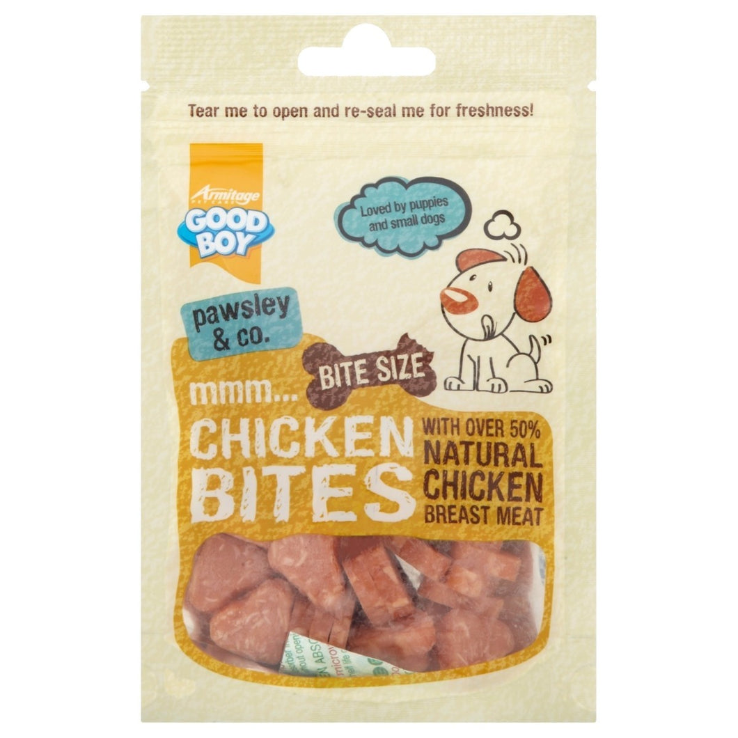 Good Boy Pawsley & Co Bite Size Chicken Bites 65g