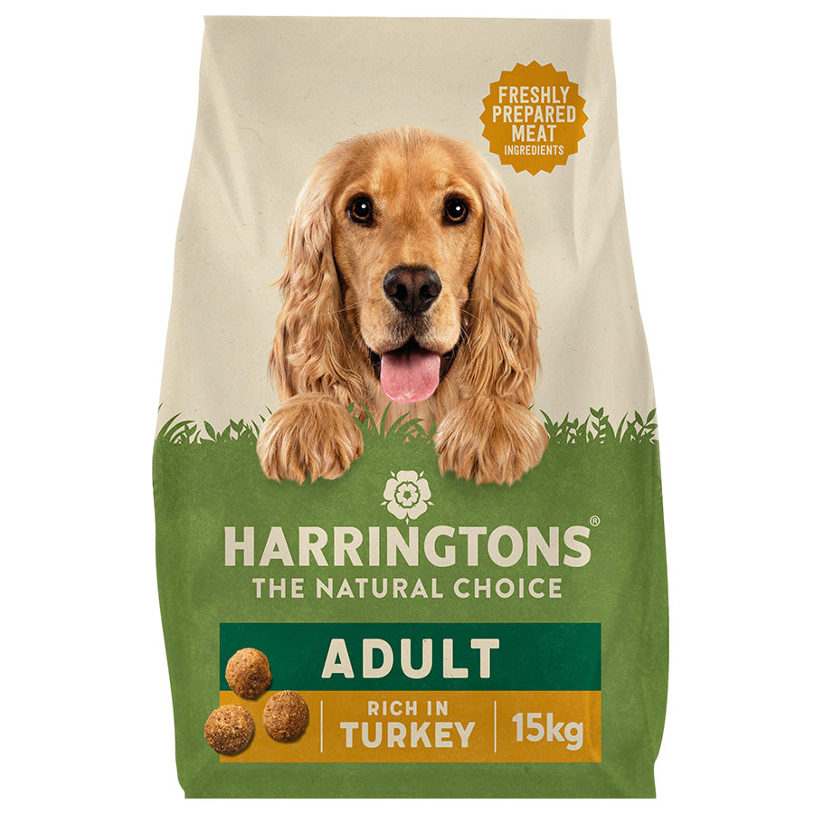 Harringtons Complete Natural Adult Dry Dog Food Turkey & Veg