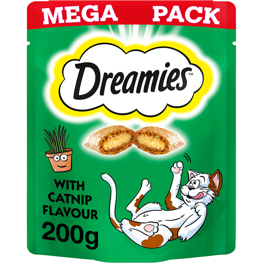 Dreamies Cat Treat Biscuits with Catnip Bulk Pack 200g