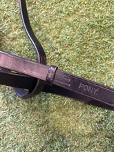 Load image into Gallery viewer, Jeffries Running Martingale Black Pony
