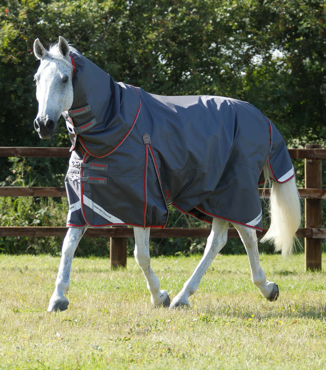 Premier Equine Buster 50g Turnout Rug with Snug-Fit Neck Cover